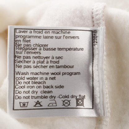 Chanel White Multicolor Mademoiselle Sweat Cotton Acrylic P 18590v 10779