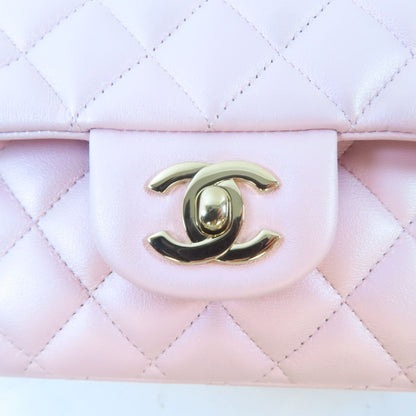 Chanel Caviar Quilted 25 Double Flap Light Pink