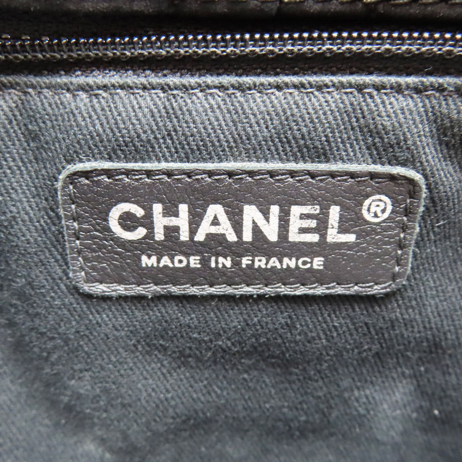 Chanel Natural Beauty Tote Black Suede