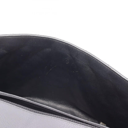 Chanel Black Big Matelasse 34 Shoulder Bag Calfskin (cowhide)