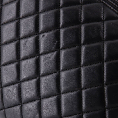Chanel Boy O Case Clutch Quilted Lambskin Medium