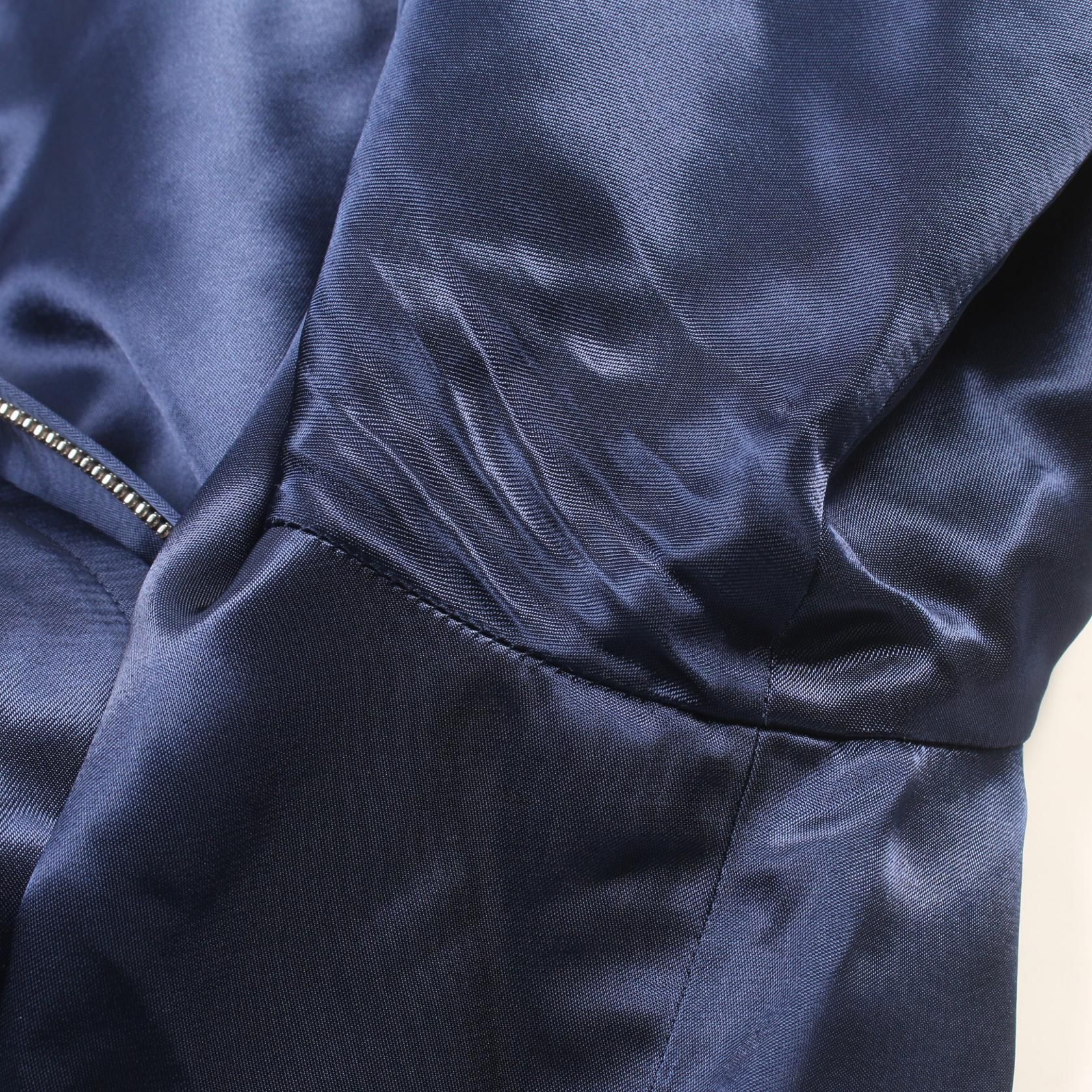 Louis Vuitton Back Logo Embroidered Souvenir Jacket Navy Blouson