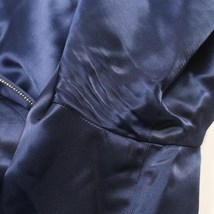 Louis Vuitton Back Logo Embroidered Souvenir Jacket Navy Blouson