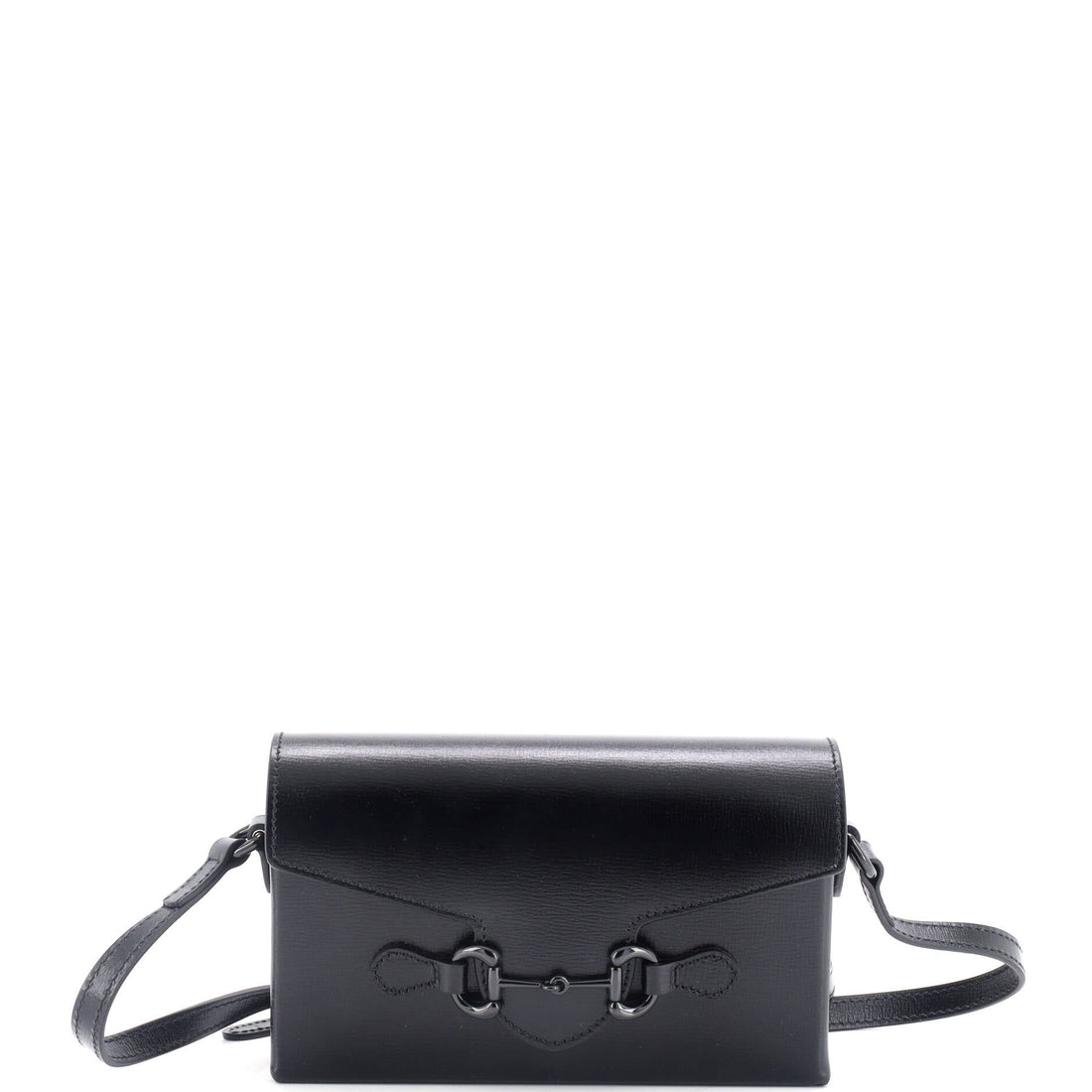 Gucci Horsebit 1955 Flap Crossbody Bag Leather Mini