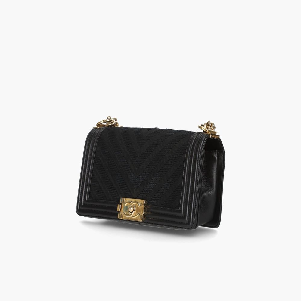 Chanel Medium Chevron Boy Bag