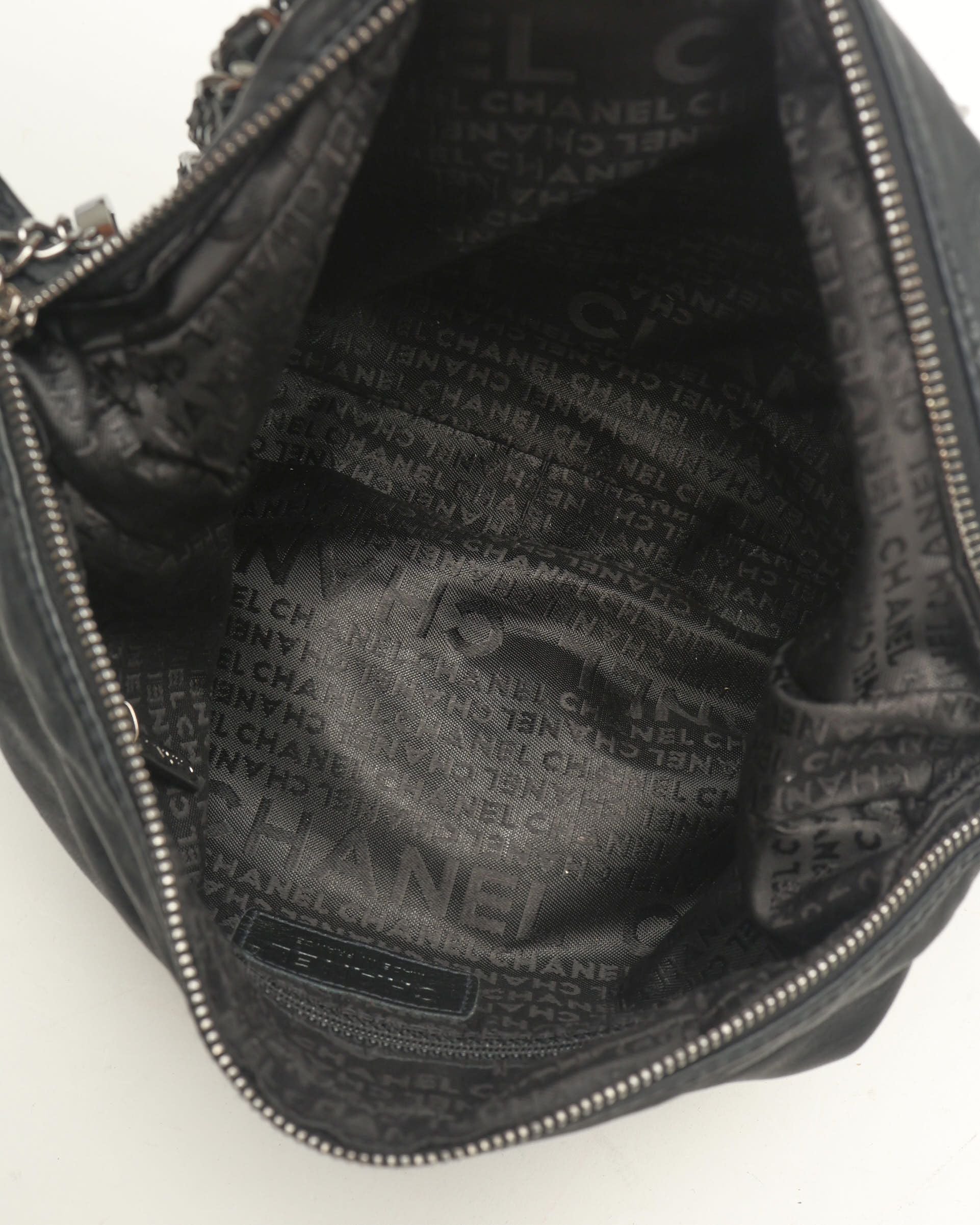 Chanel Triple Chain Hobo Bag