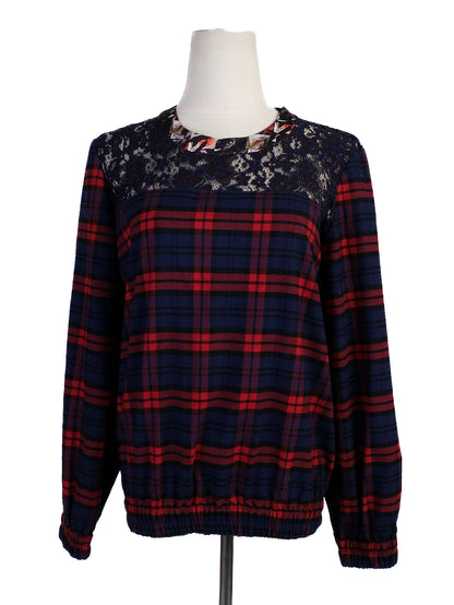 Sportmax Excellent Condition Plaid Long-Sleeve Shirt Size S