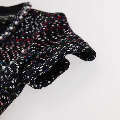 Chanel One Piece Tweed Navy Cc Auth