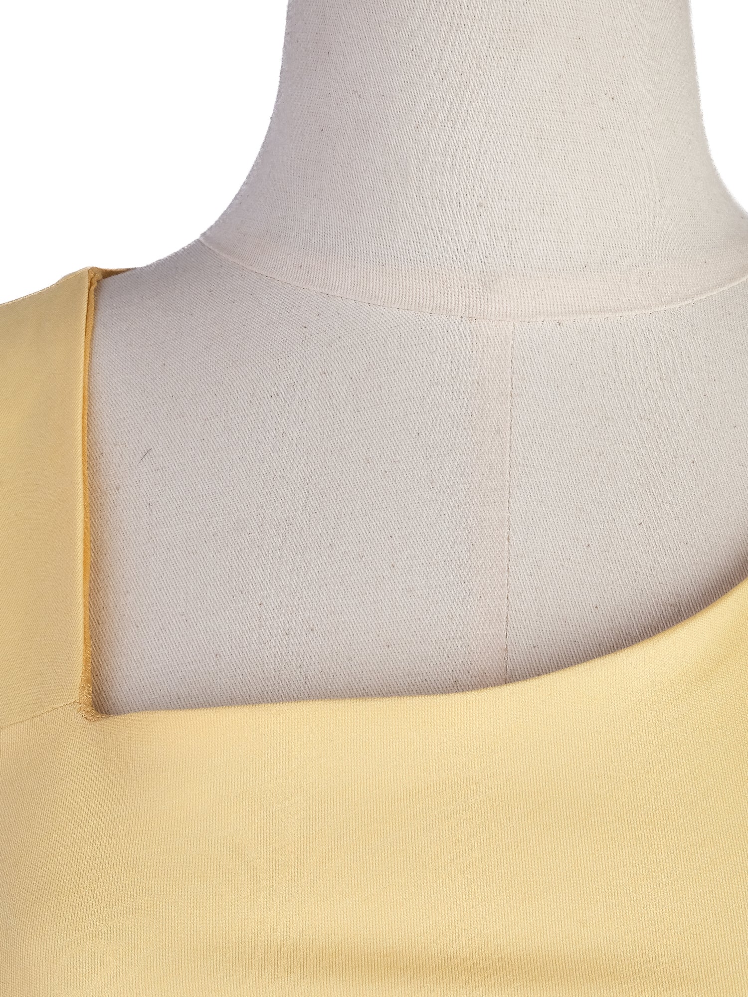 Max Mara Yellow Silk Dress Sleeveless Excellent Condition
