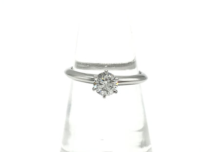 Tiffany &amp; Co. Solitaire .45ct Pt950 34g Ring