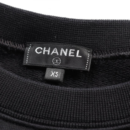 Chanel Black Gold Coco Mark T-shirt Cotton P 57840k 07626 18c