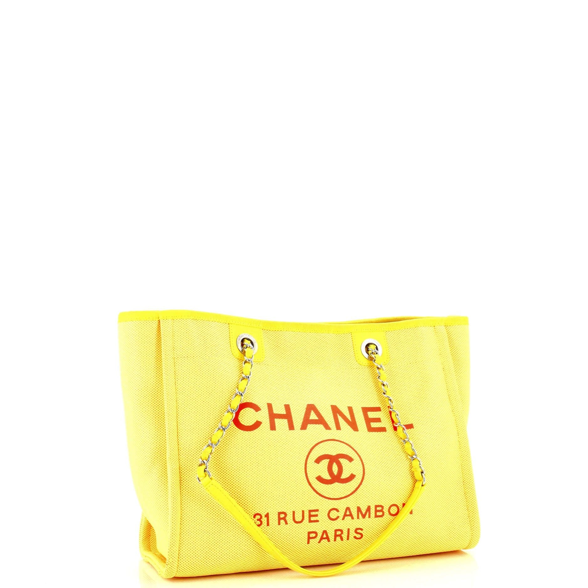 Chanel Deauville Tote Mixed Fibers Small