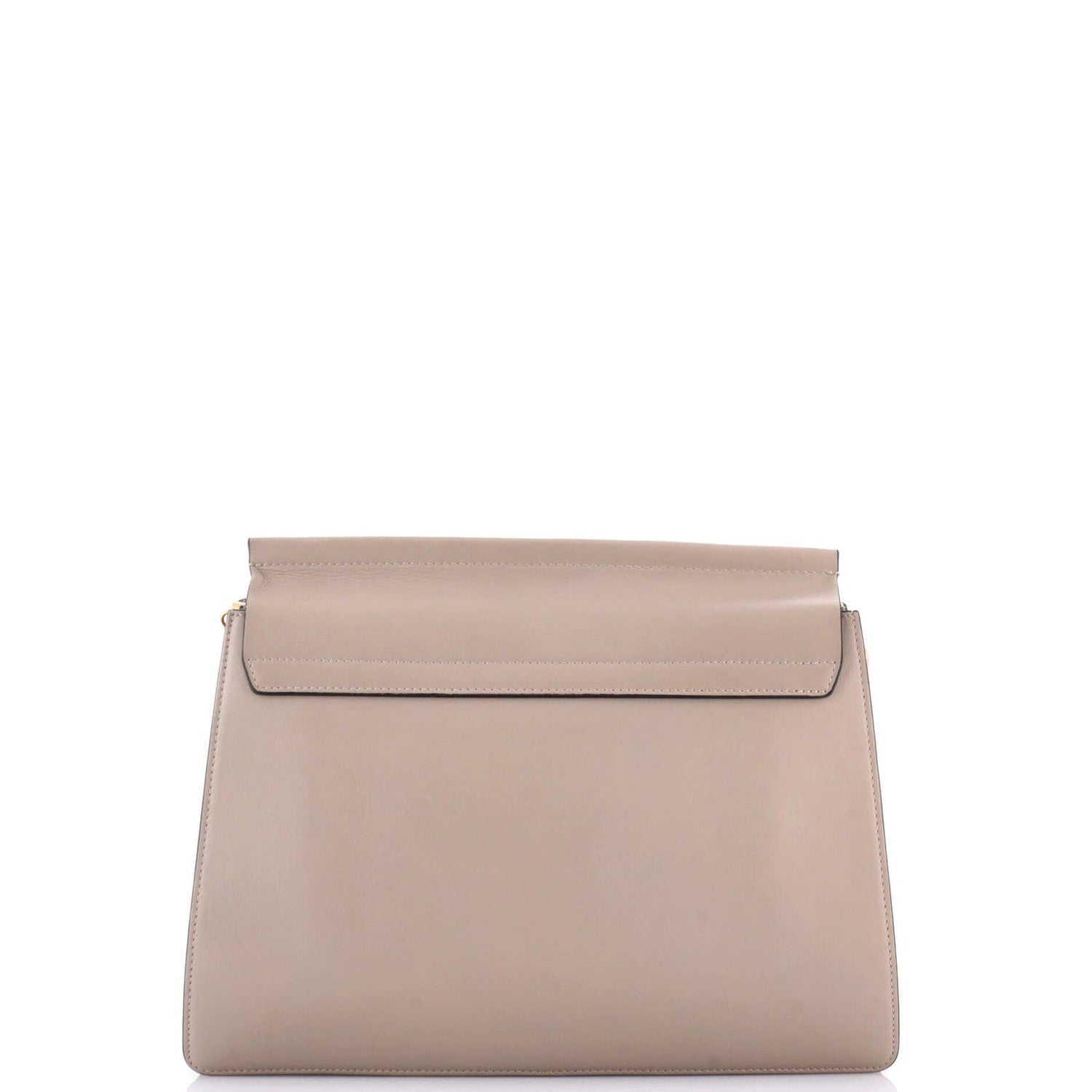 Chloe Faye Shoulder Bag Stitched Suede And Leather Medium