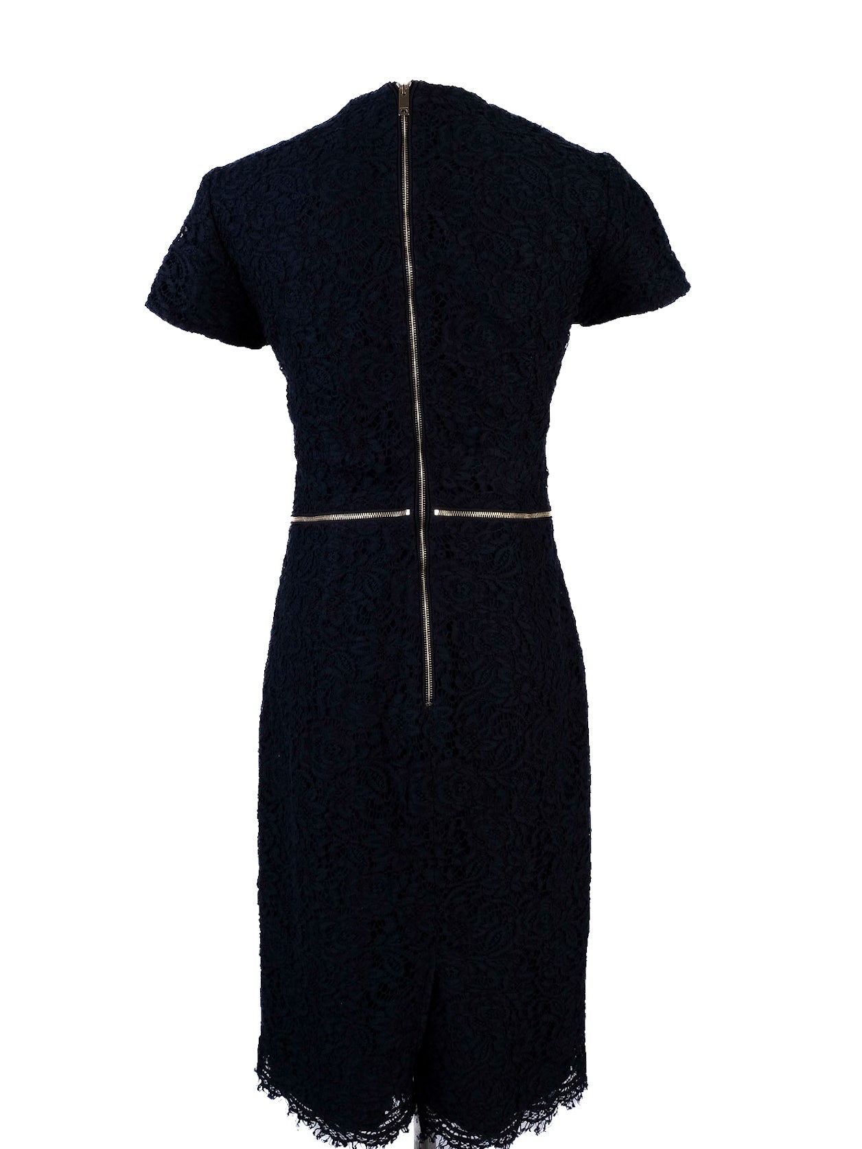 Excellent Burberry Blue Lace Dress Women&