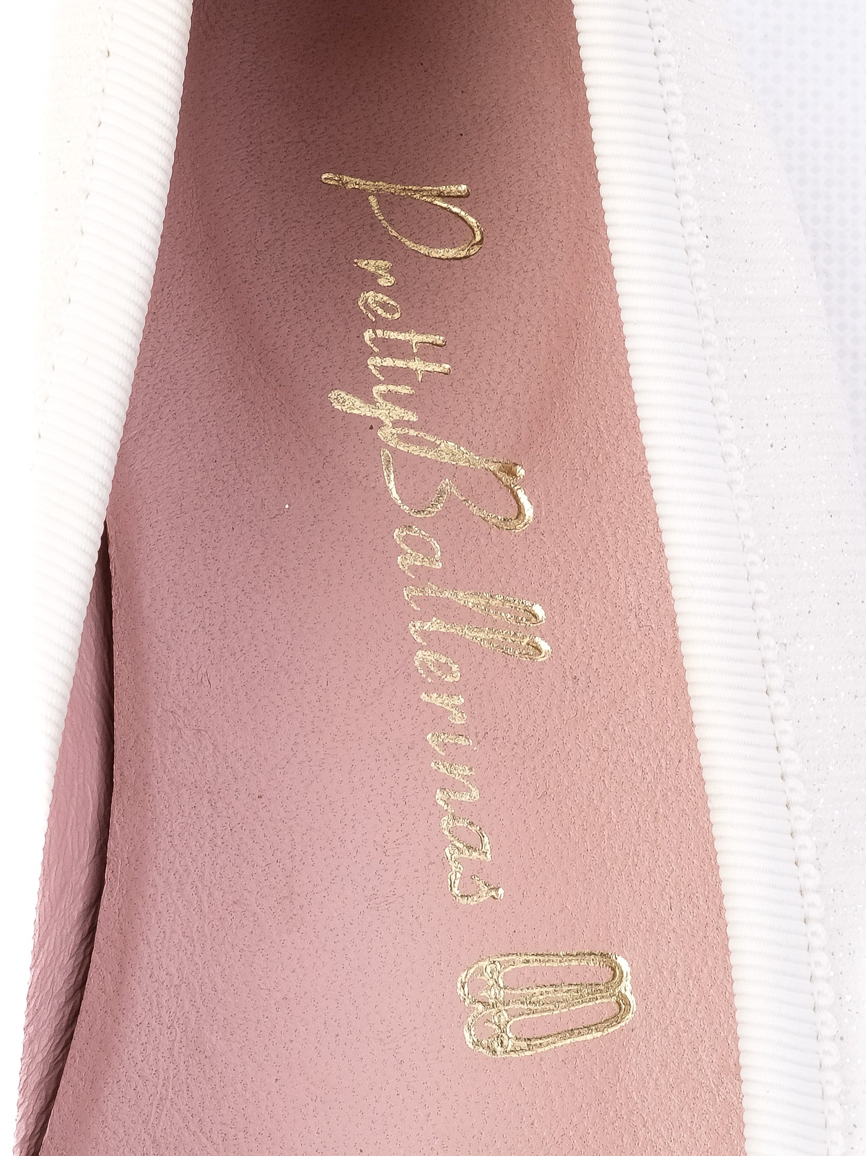 Good Pretty Ballerinas White Leather Ballet Flats Size 31 for Kids