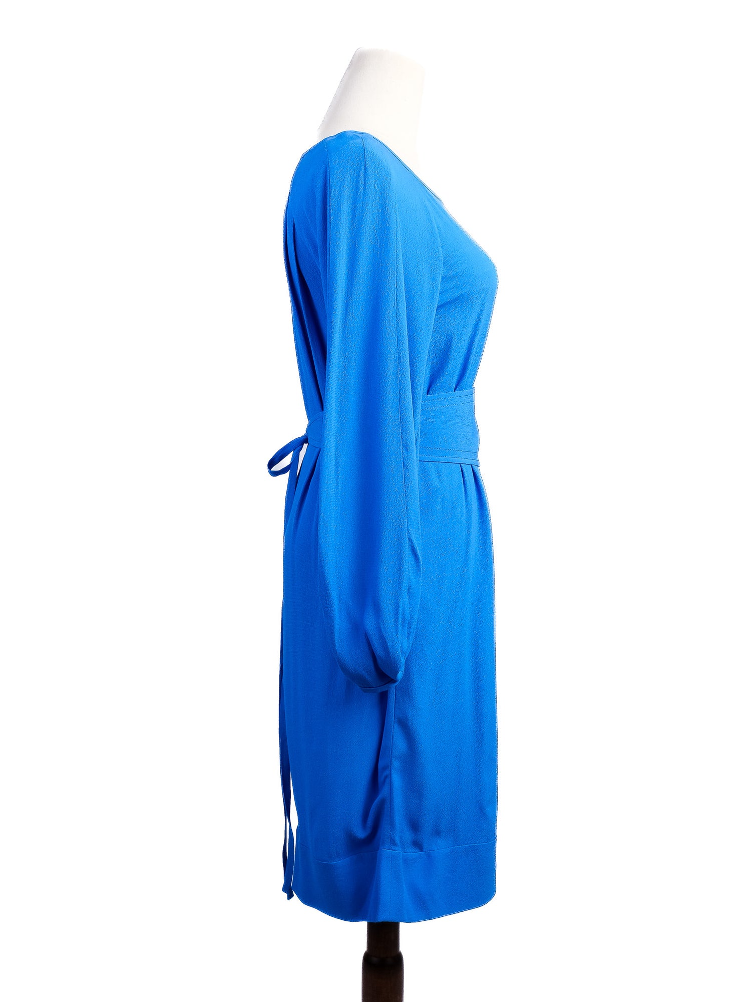 Excellent Diane von Furstenberg Blue Long Sleeve Dress Size XS