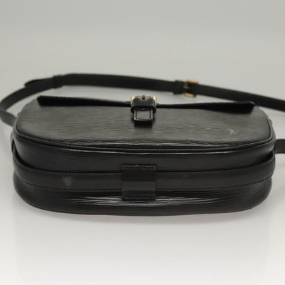 Louis Vuitton Epi Jeune Fille Mm Shoulder Bag Black M 52152 Lv Auth