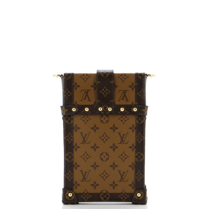 Louis Vuitton Vertical Trunk Pochette Reverse Monogram Canvas