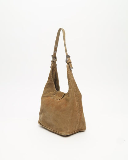 Fendi Corduroy Shoulder Bag