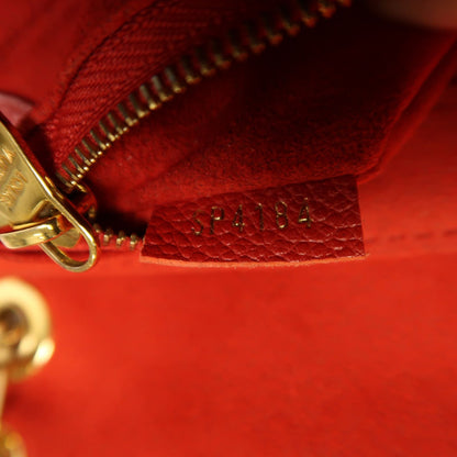 Louis Vuitton Empreinte St.germain Pm Kinxen Shoulder Back Bag Red Shoulder Bag M 48949