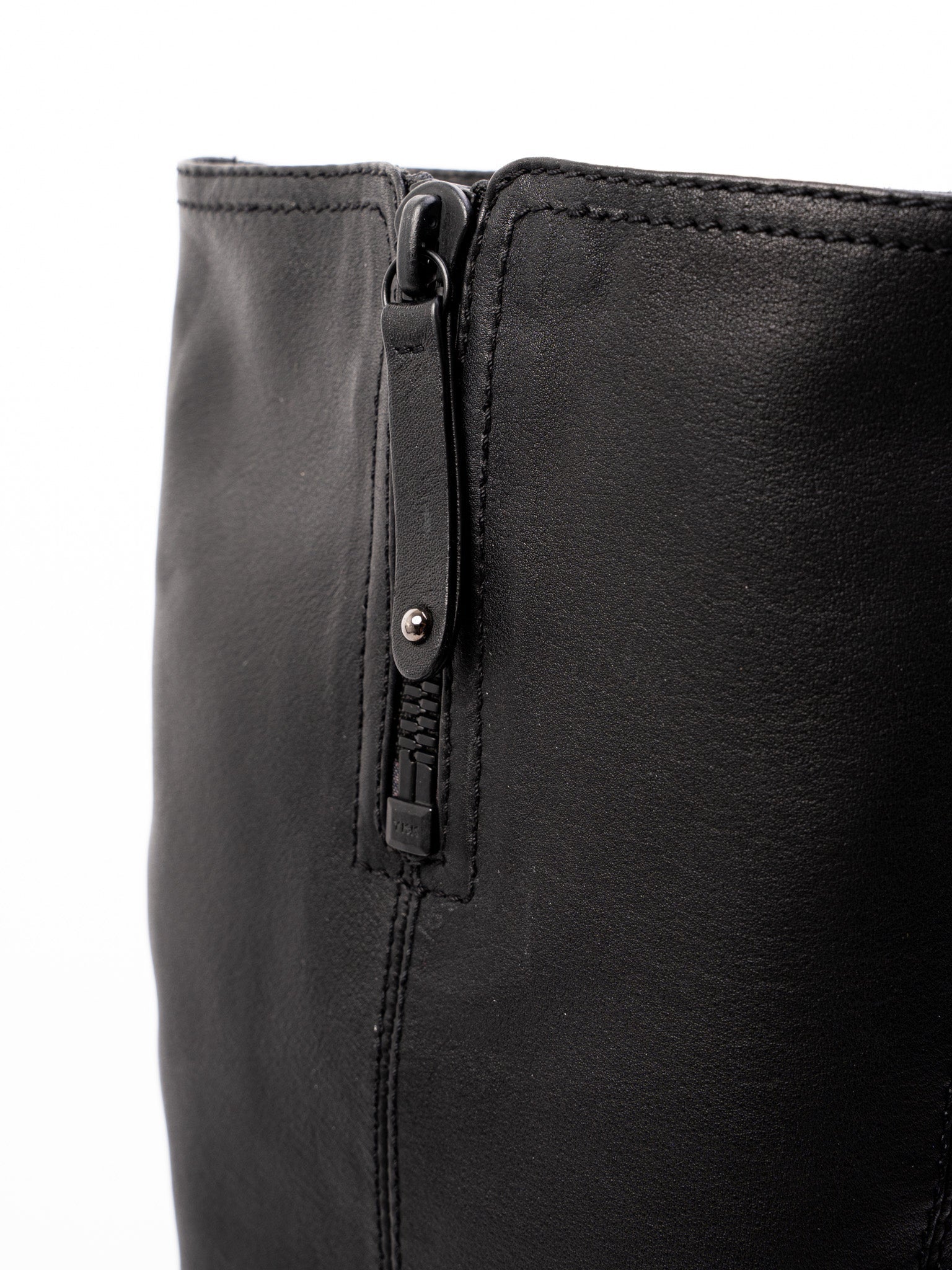 Excellent Gianmarco Lorenzi Black Cashmere Knee-High Stiletto Boots Size 36