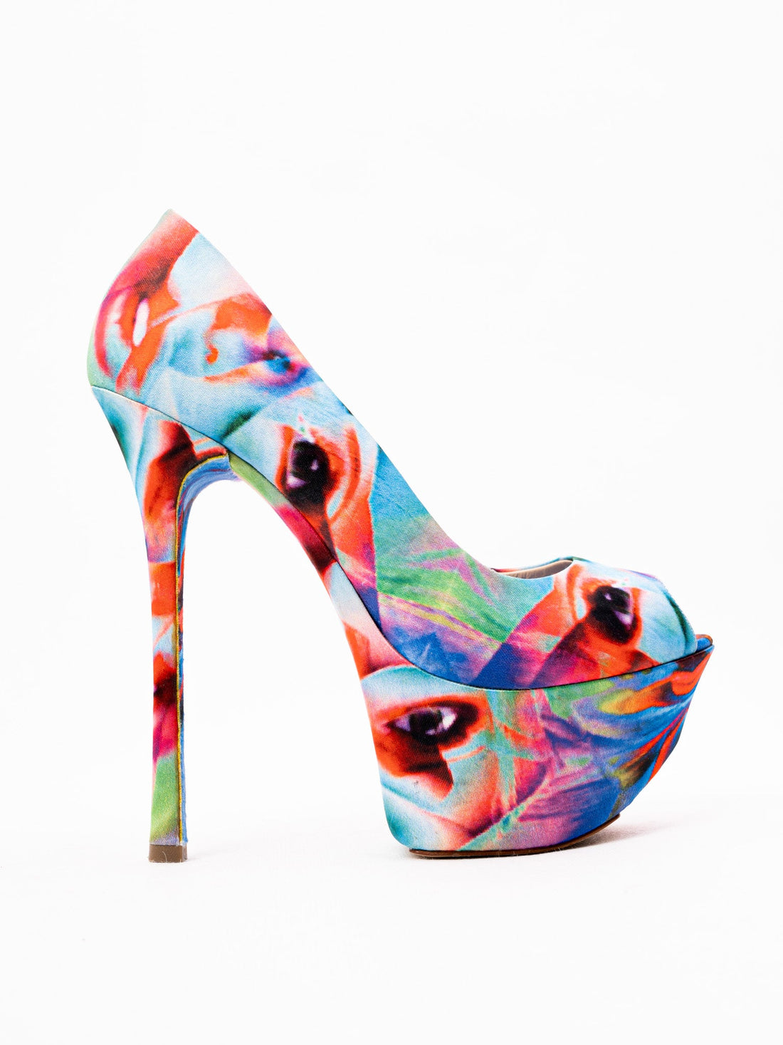 Excellent Gianmarco Lorenzi High-Heeled Platform Shoes Size 36 Combined Color