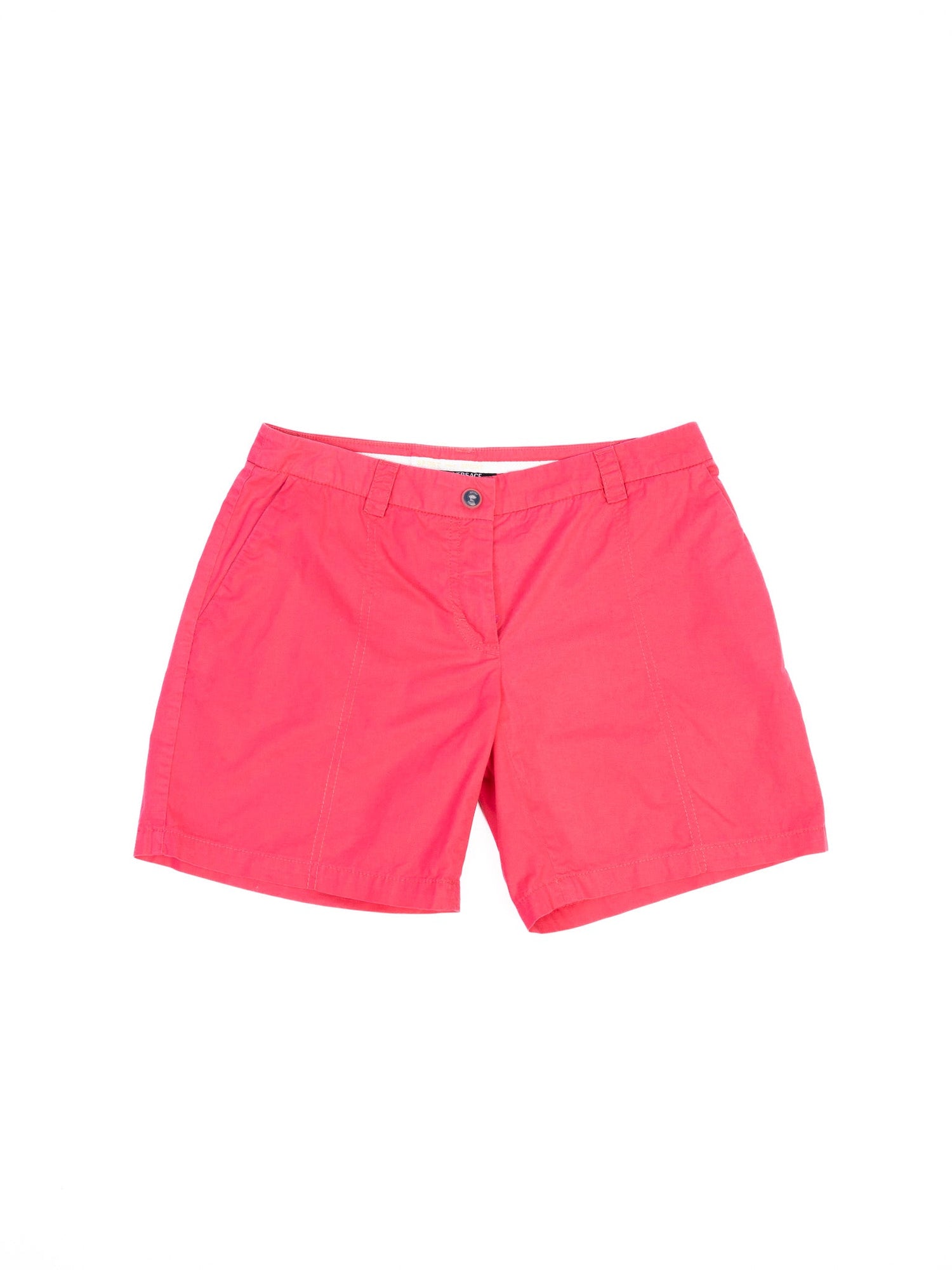 Versace Pink Cotton Shorts Size S Excellent Condition