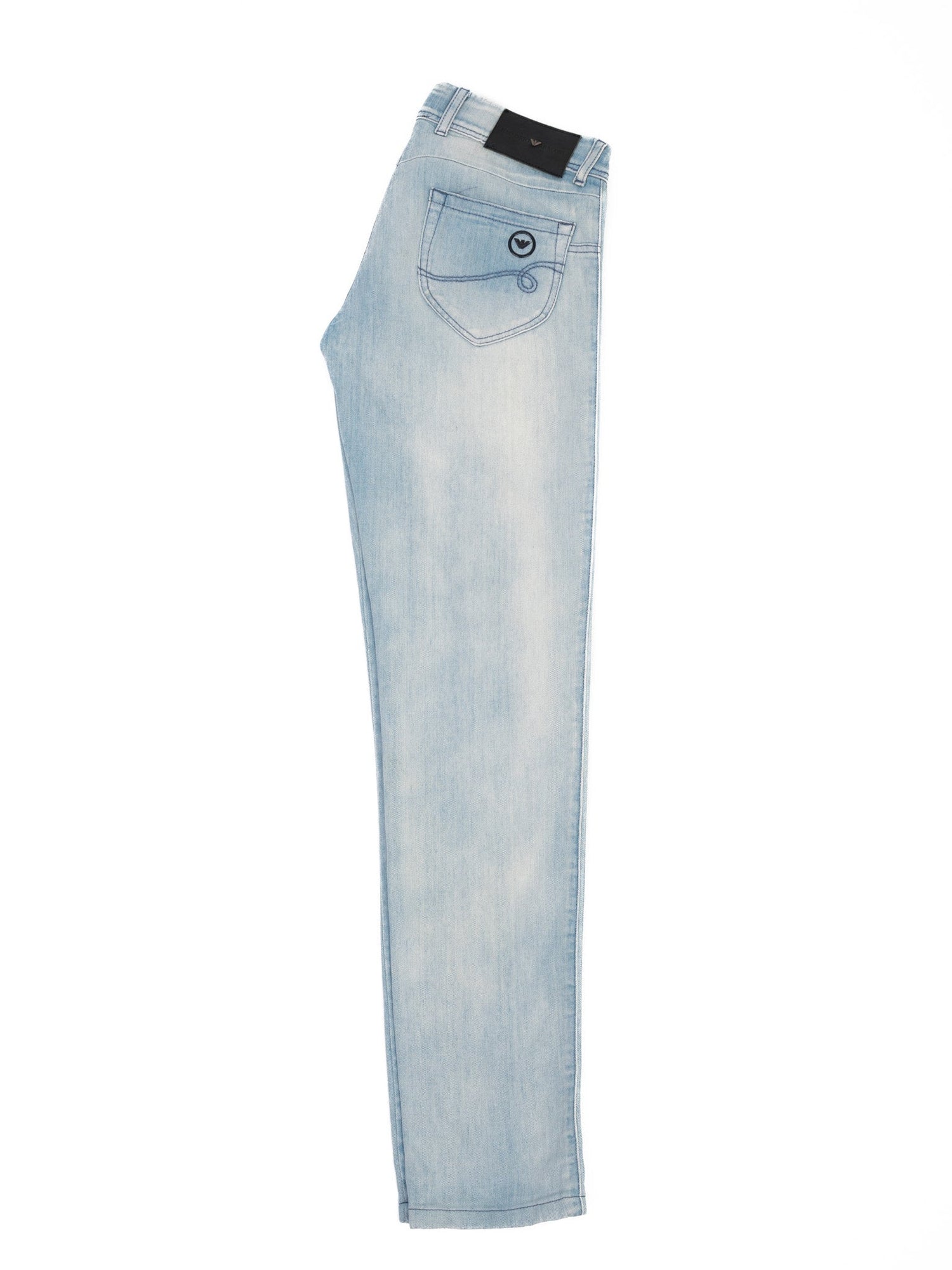 Excellent Emporio Armani Blue Cotton Jeans Size M for Women