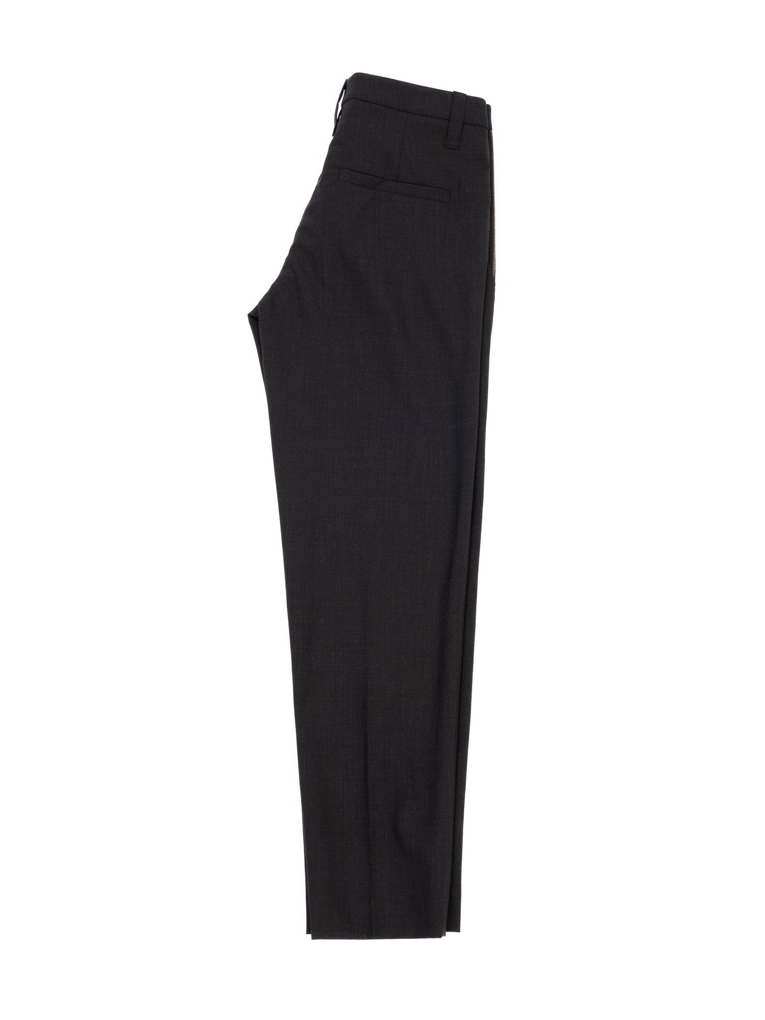 Excellent Brunello Cucinelli Black Wool Trousers Size S for Women