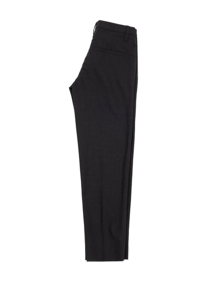 Excellent Brunello Cucinelli Black Wool Trousers Size S for Women