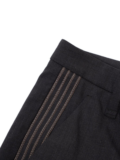 Excellent Brunello Cucinelli Black Wool Trousers Size S for Women