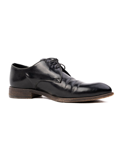 Excellent Henderson Black Leather Oxford Dress Shoes Size 39