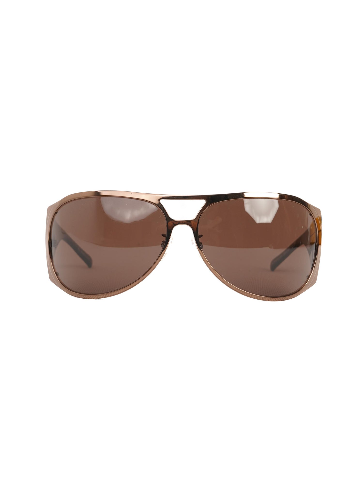Excellent Givenchy Orange Acetate Pilot Sunglasses for Women