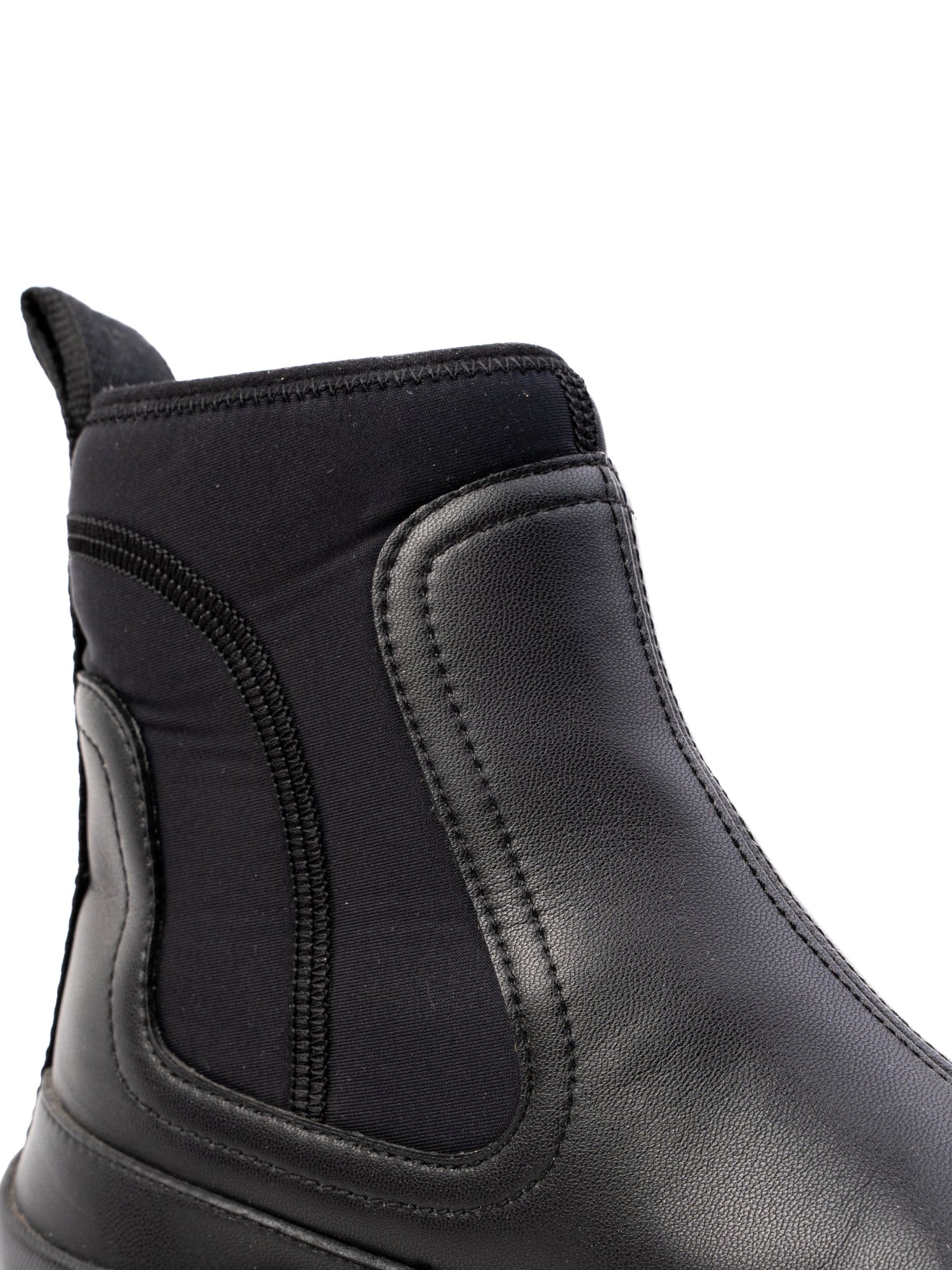 Excellent Stella McCartney Black Leather Ankle Boots Size 36