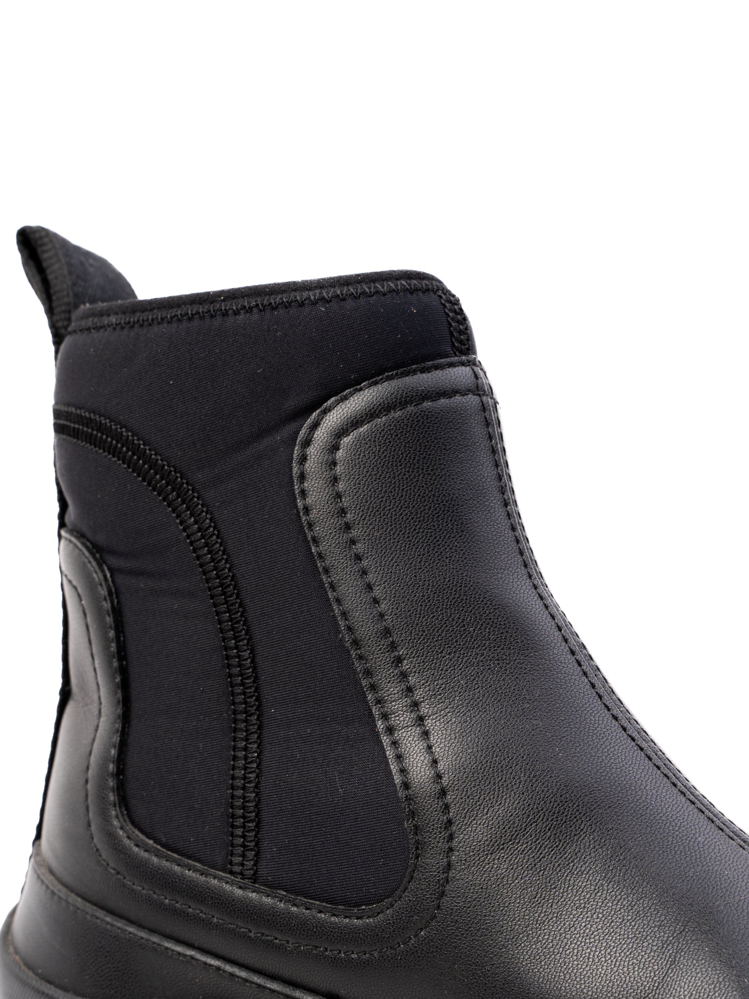 Excellent Stella McCartney Black Leather Ankle Boots Size 36