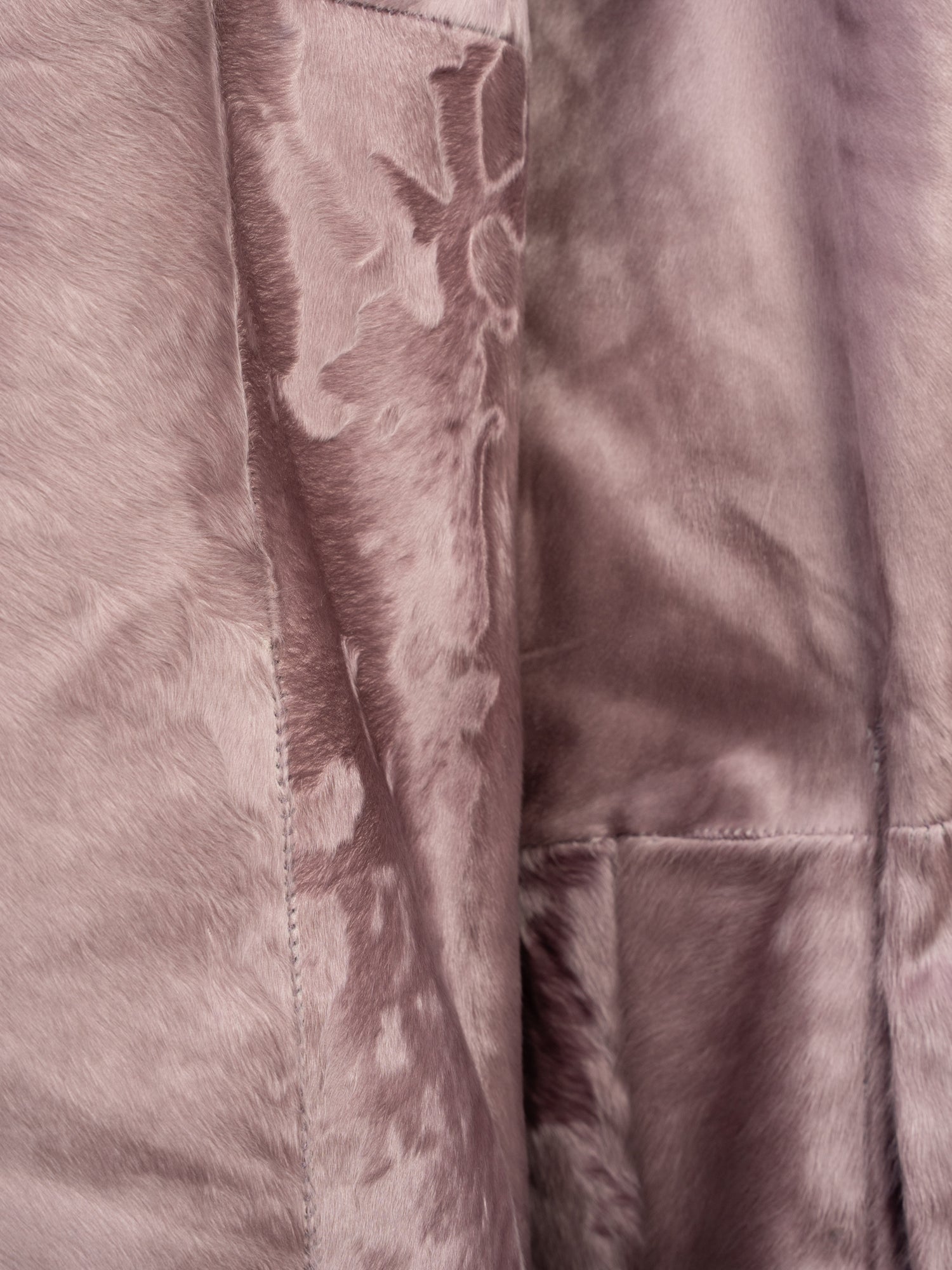 Perfect Punto Purple Fur-Textured Coat Size M - WomenÕs Wear