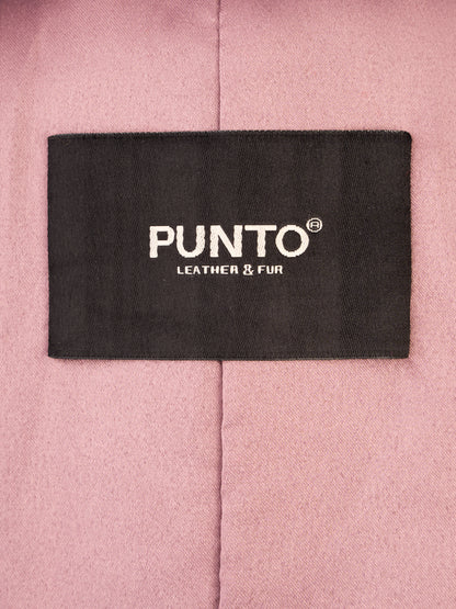 Perfect Punto Purple Fur-Textured Coat Size M - WomenÕs Wear