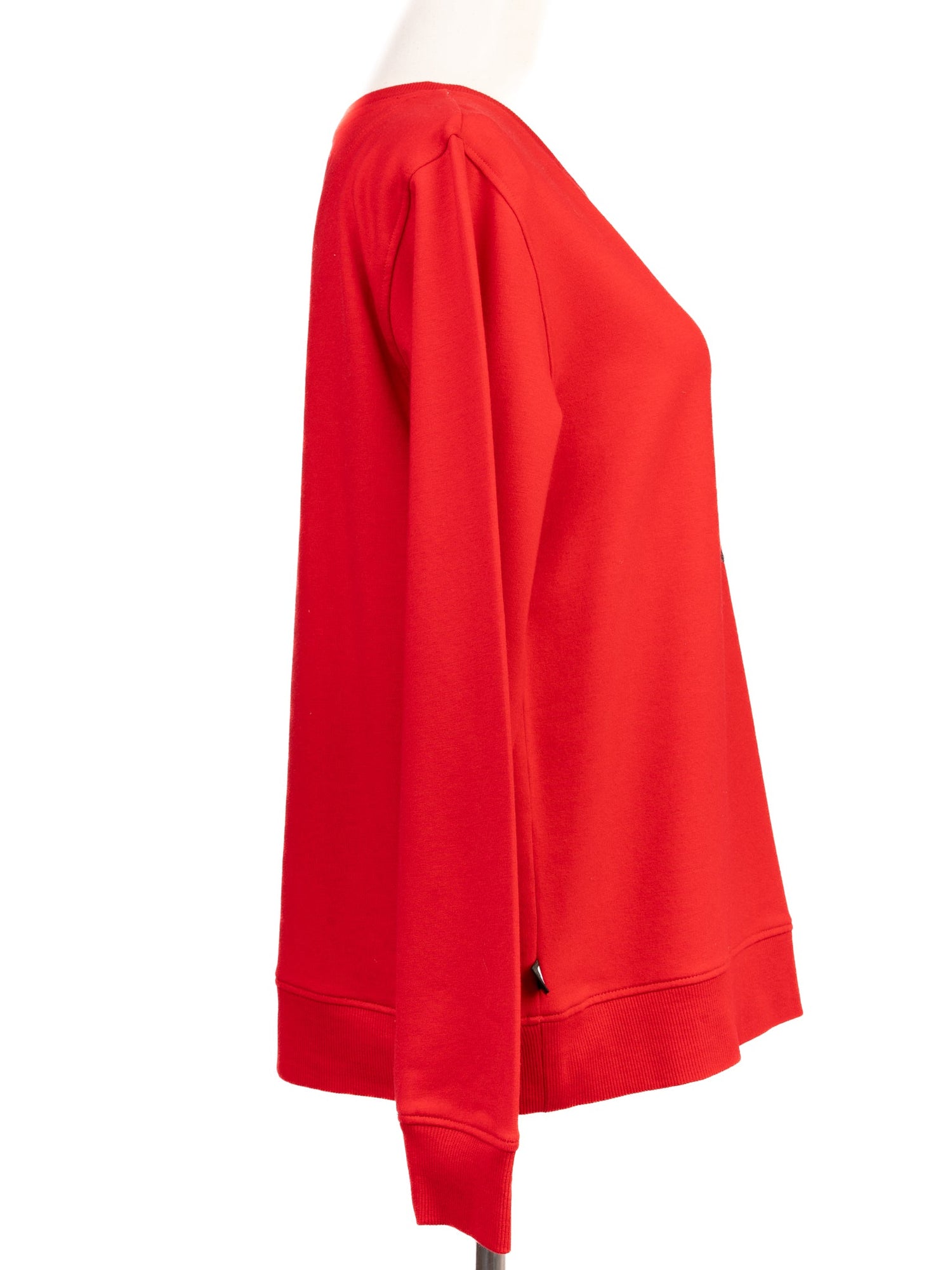 Excellent Karl Lagerfeld Red Long Sleeve Sweatshirt Size S