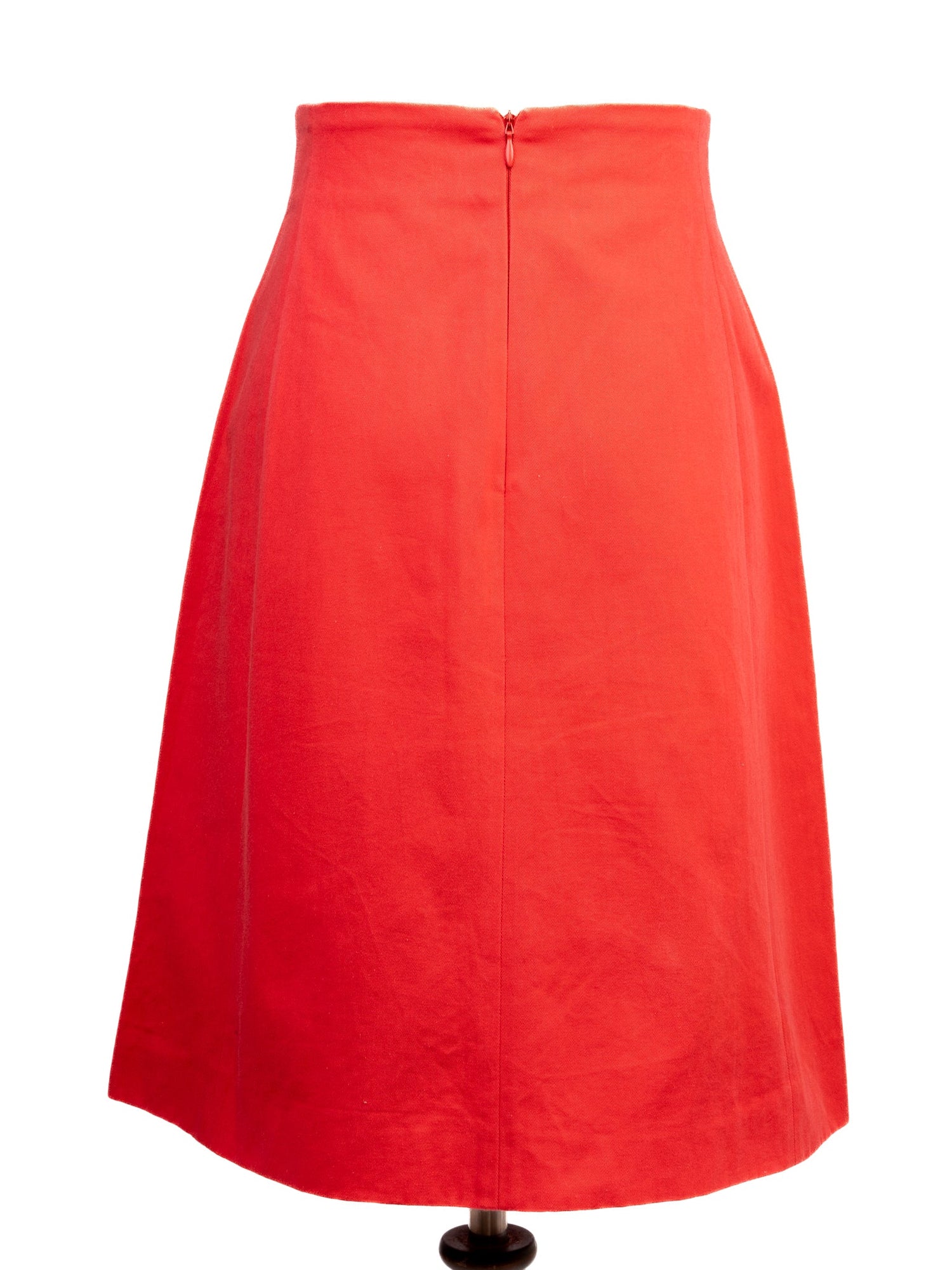 Emporio Armani Red Cotton Skirt Size XS Excellent Condition