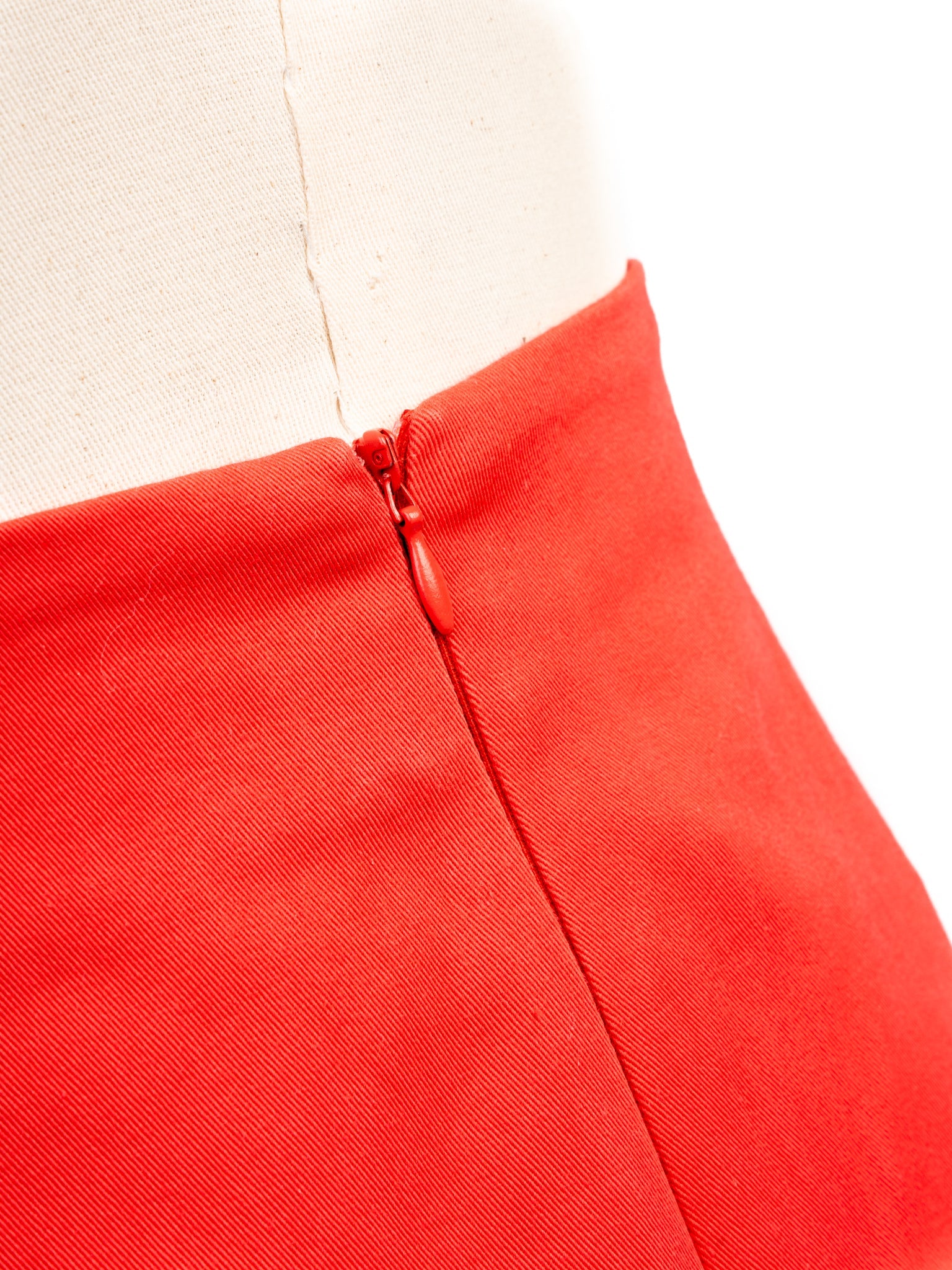 Emporio Armani Red Cotton Skirt Size XS Excellent Condition