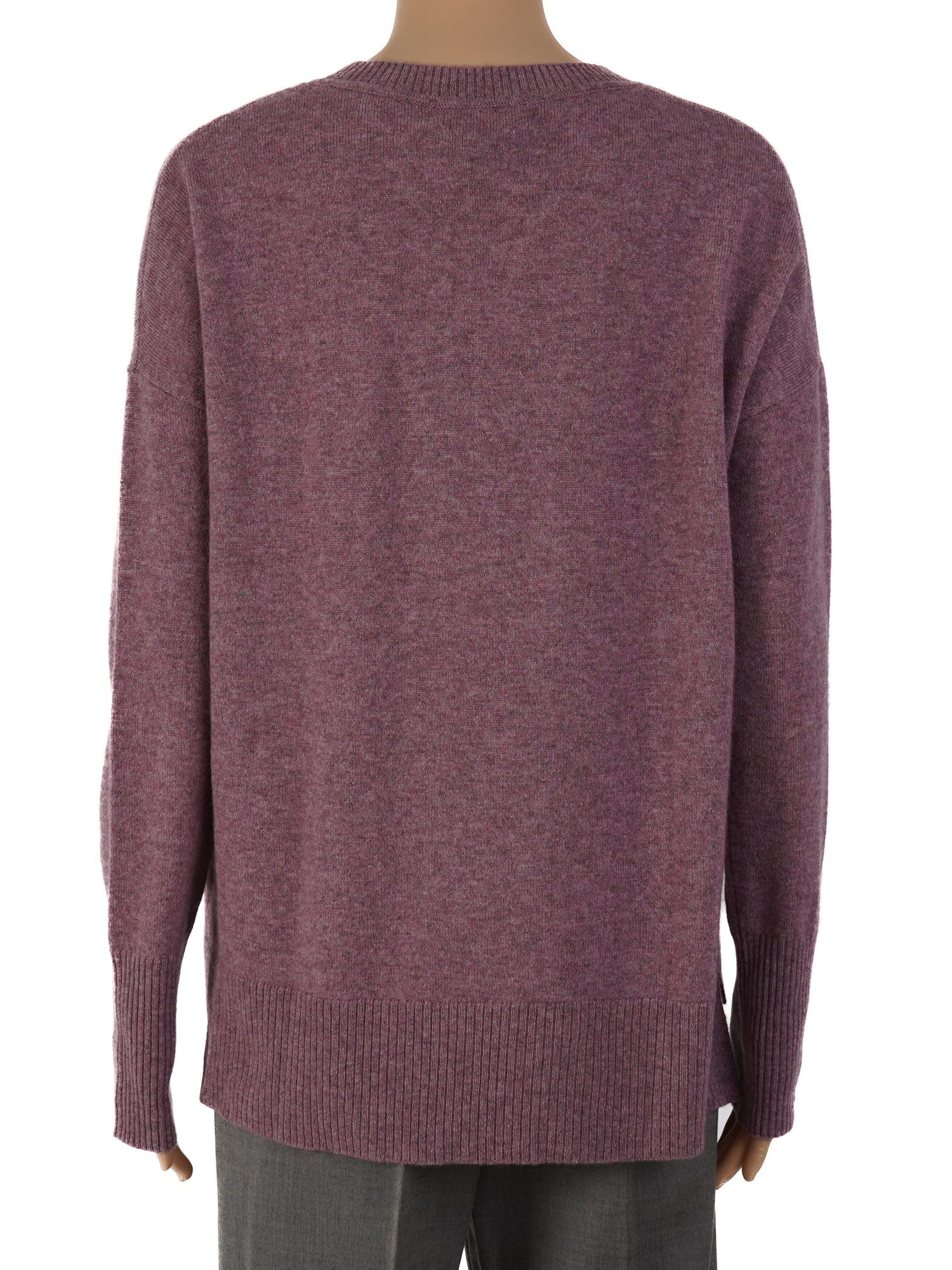 NEW Elie Tahari Mauve Cashmere Sweater Size M with Pockets