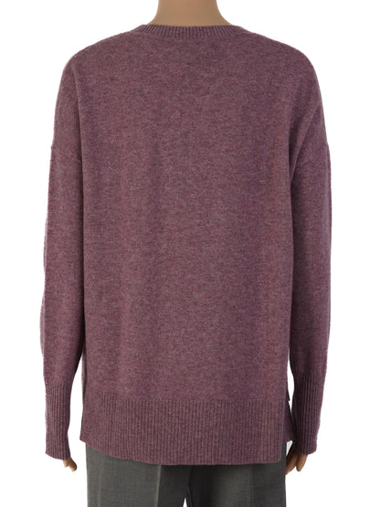 NEW Elie Tahari Mauve Cashmere Sweater Size M with Pockets