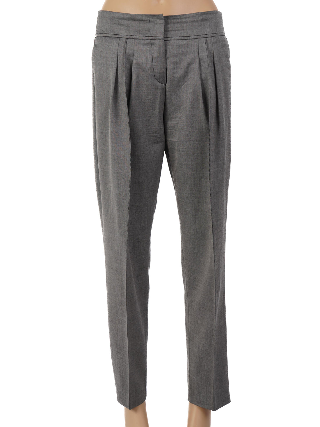 Good Laurel Gray Wool Trousers Size S Women&