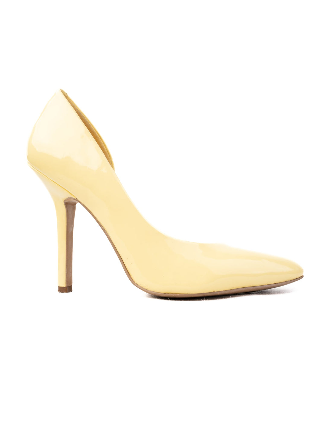 BCBGeneration Yellow High-Heeled Stiletto Pumps Excellent Condition