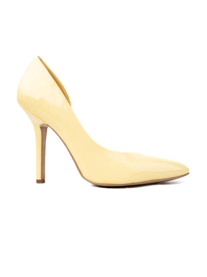 BCBGeneration Yellow High-Heeled Stiletto Pumps Excellent Condition