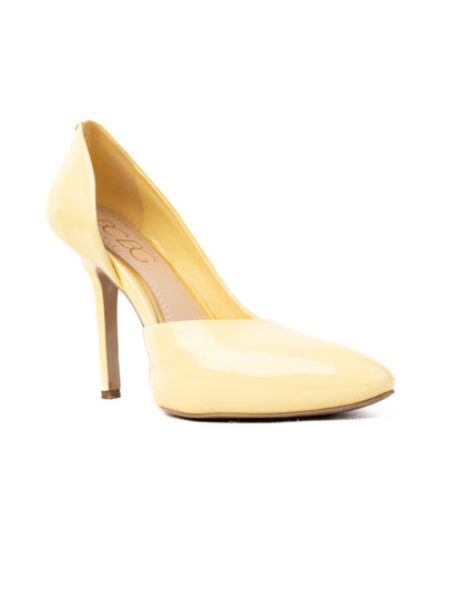 BCBGeneration Yellow High-Heeled Stiletto Pumps Excellent Condition