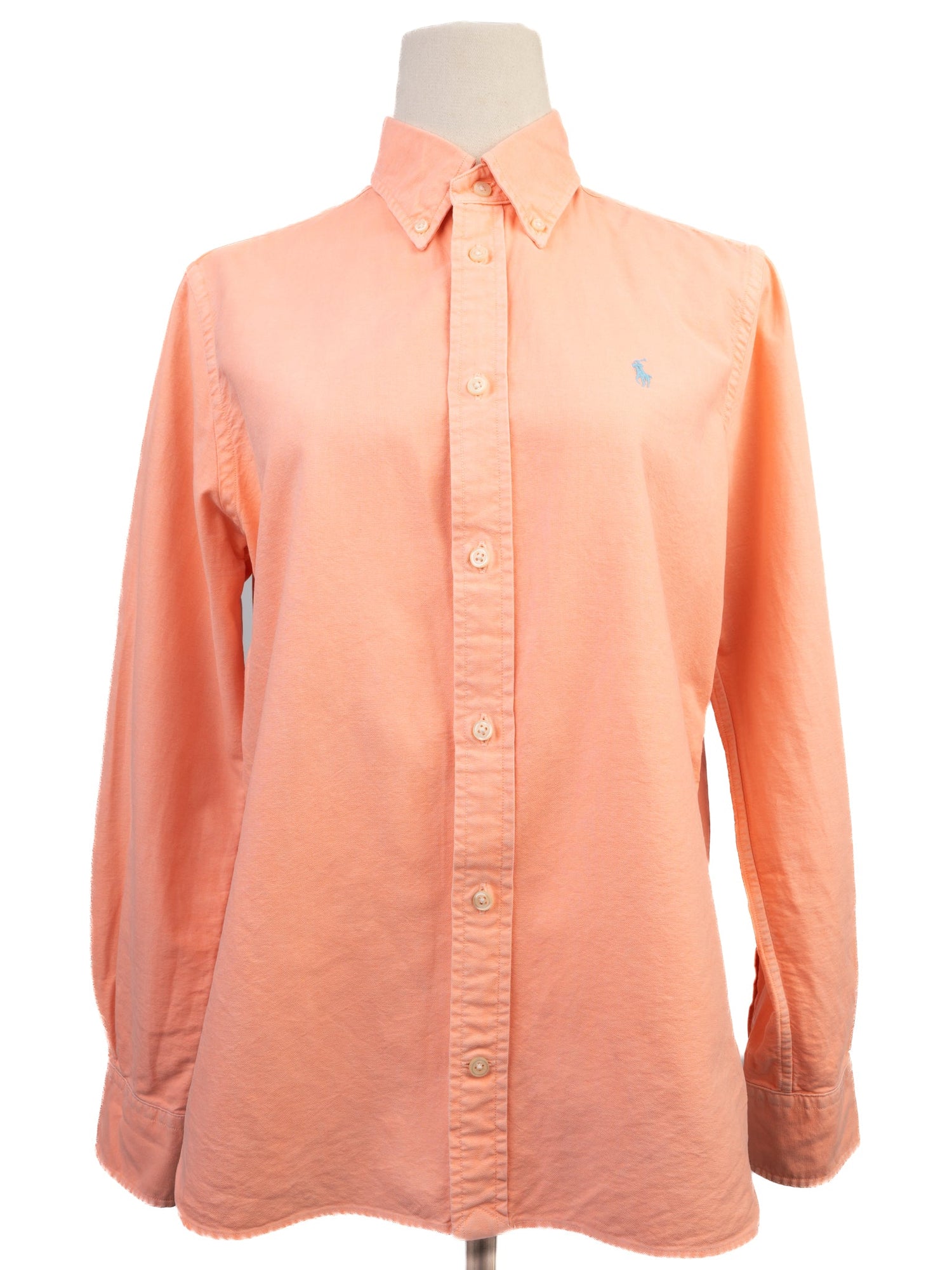 Excellent Polo Ralph Lauren Pink Cotton Shirt Size M Women