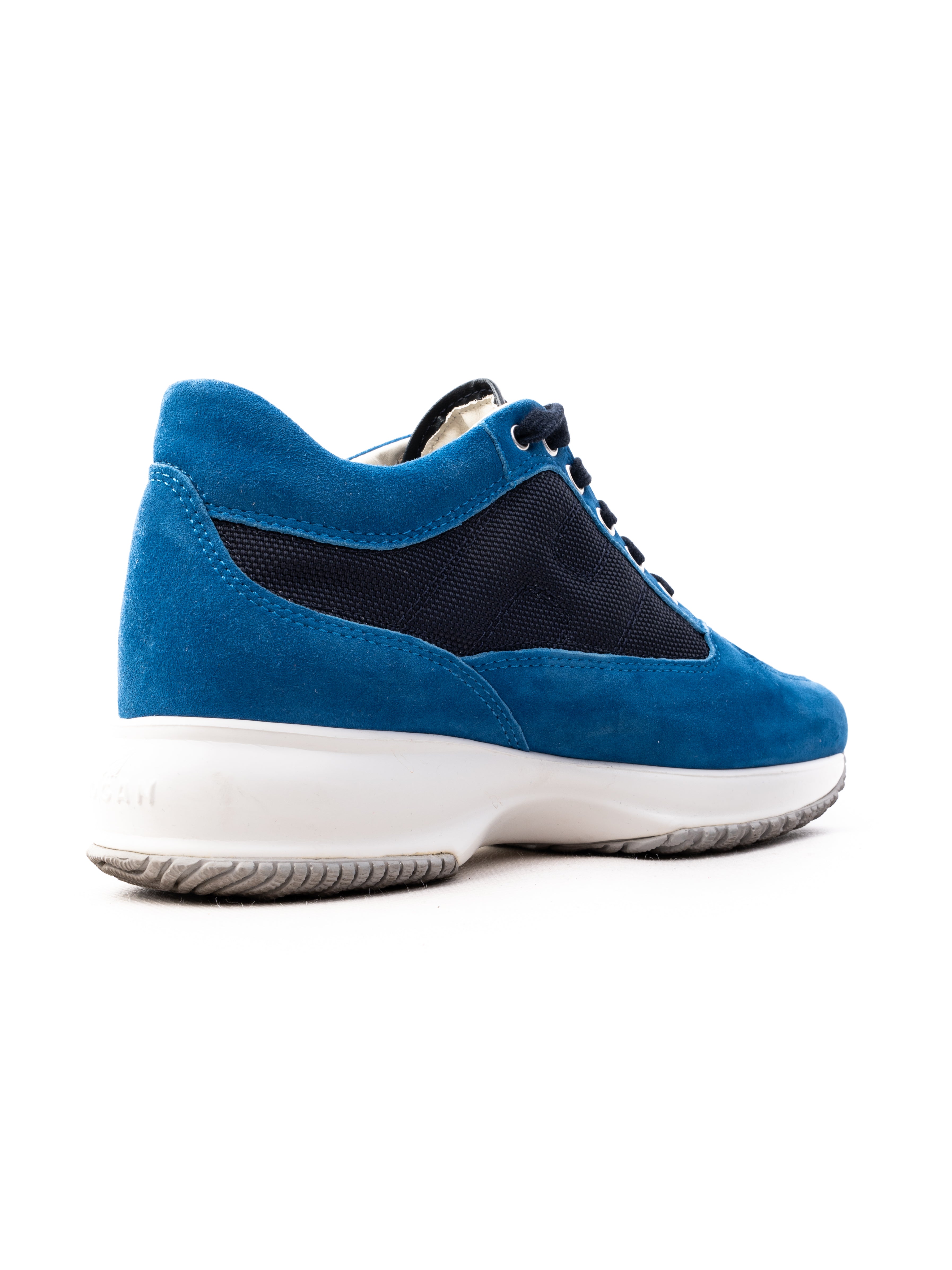 Hogan Blue Leather Sneakers Size 35 Women&