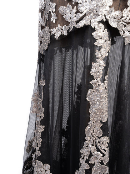 NEW Tadashi Elegant Long Sleeve Dress Combined Size M