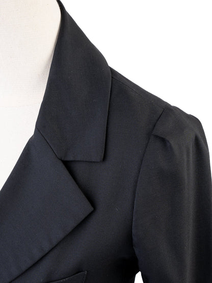 Excellent Patrizia Pepe Black Wool Blazer Size M Women